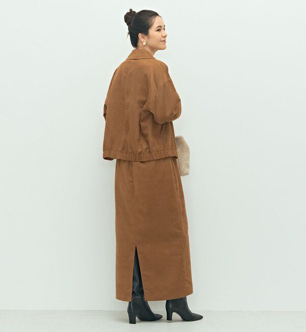 NOLLEY'S sophi「《セットアップ対応》フェイクスエードハイウエストタイトスカート」|スカート|