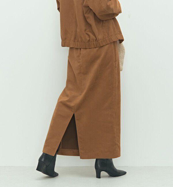 NOLLEY'S sophi「《セットアップ対応》フェイクスエードハイウエストタイトスカート」|スカート|