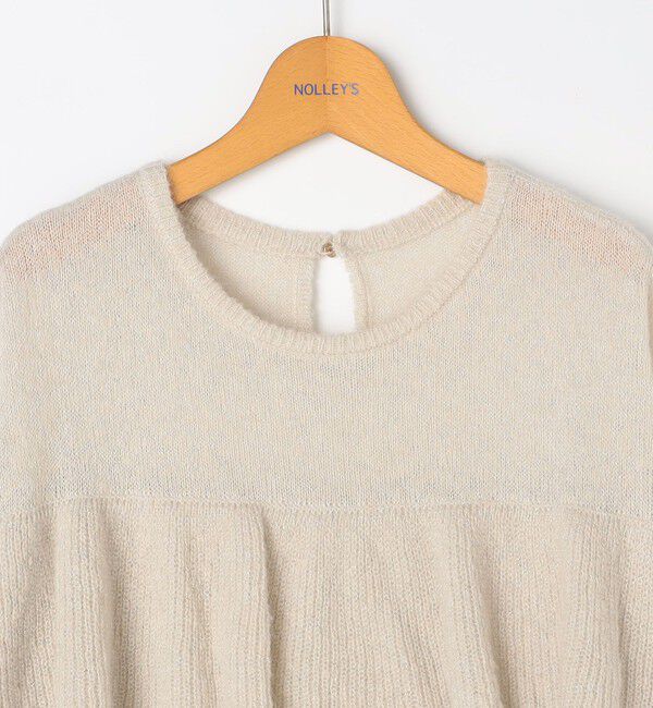 NOLLEY'S「2WAYラメモヘヤラッフルプルオーバー」|ニット・セーター|