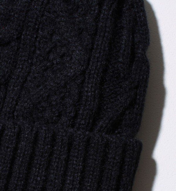 GLOSTER「【GLOSTER/グロスター】裏ボア ケーブルワッチ ニット帽」|ニット帽|