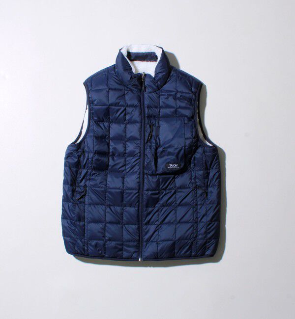 GLOSTER「【2WAYで着回せる】【UNISEX】GLOSTER配色別注 TAIONボア&times;ダウンベスト」|ダウンベスト・ベスト|
