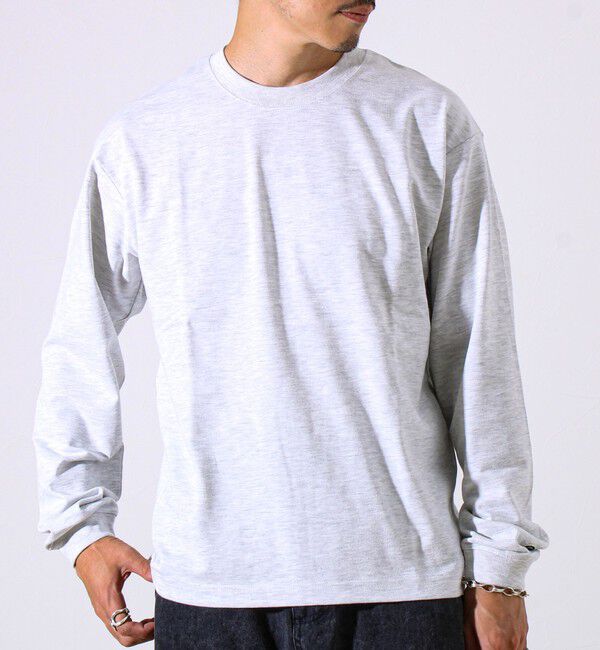 GLOSTER「【6色展開/UNISEX/ベーシック】【DISCUS】USA綿ブレンド ヘビーウエイトロンT」|Tシャツ・カットソー|