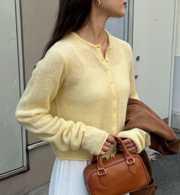 fredy emue「モヘヤ混ビスチェカーディガン」|カーディガン|