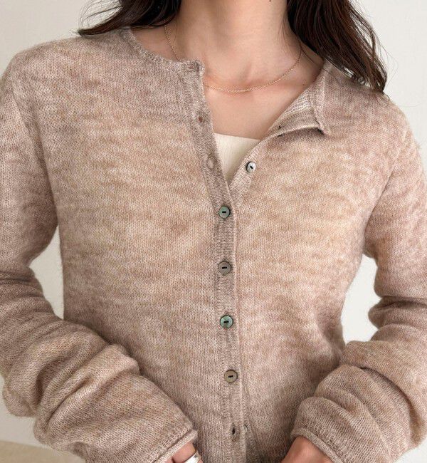 fredy emue「モヘヤ混ビスチェカーディガン」|カーディガン|