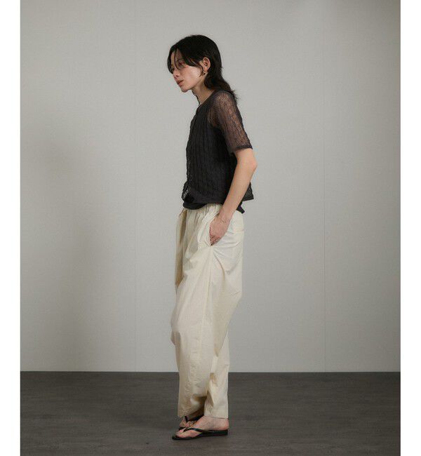 SALON adam et rope'「シアーレースハーフスリーブ2WAYカーディガン」|カーディガン|