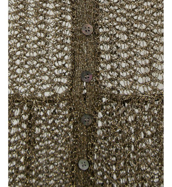 SALON adam et rope'「ブライトニットレースフレアージレ / ベスト［前後2WAY］」|ベスト・ジレ|