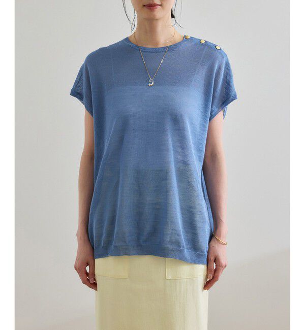 ROPE「ラミー フレンチスリーブプルオーバー/サマーニット」|ニット・セーター|