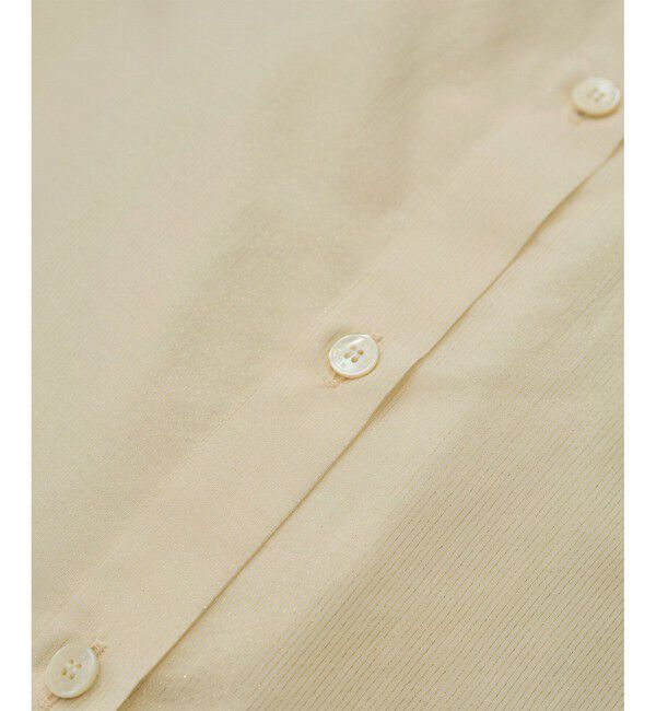 ROPE「【洗える】コットンシアークロップドシャツ」|シャツ・ブラウス|