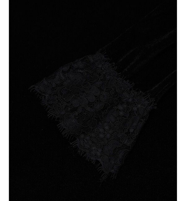 ROPE「レース袖シアーベロアカットソー/イージーケア」|Tシャツ・カットソー|