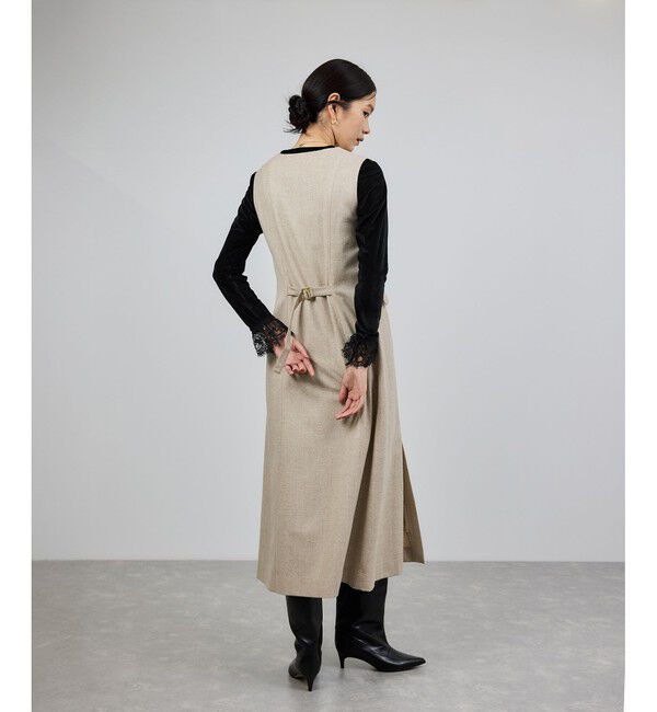 ROPE「レース袖シアーベロアカットソー/イージーケア」|Tシャツ・カットソー|