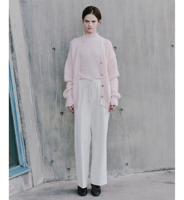 ROPE「ストレッチギャバセミフレアイージーパンツ/イージーケア」|チノ|