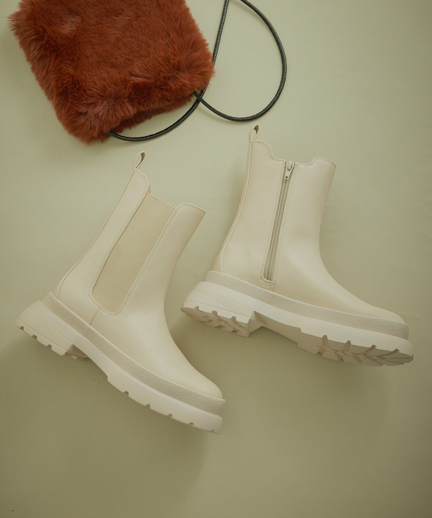 Juze「【新色追加】【軽量】やわらかな履き心地。トラックソールサイドゴアブーツ」|その他|