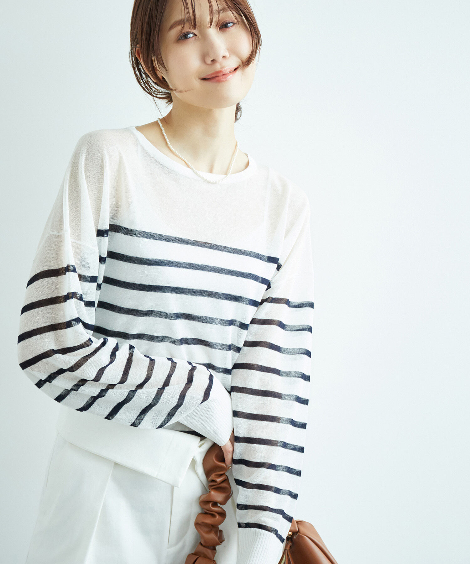 Rope&rsquo;Picnic「シアーボーダーニット」|ニット・セーター|キナリ系(17)