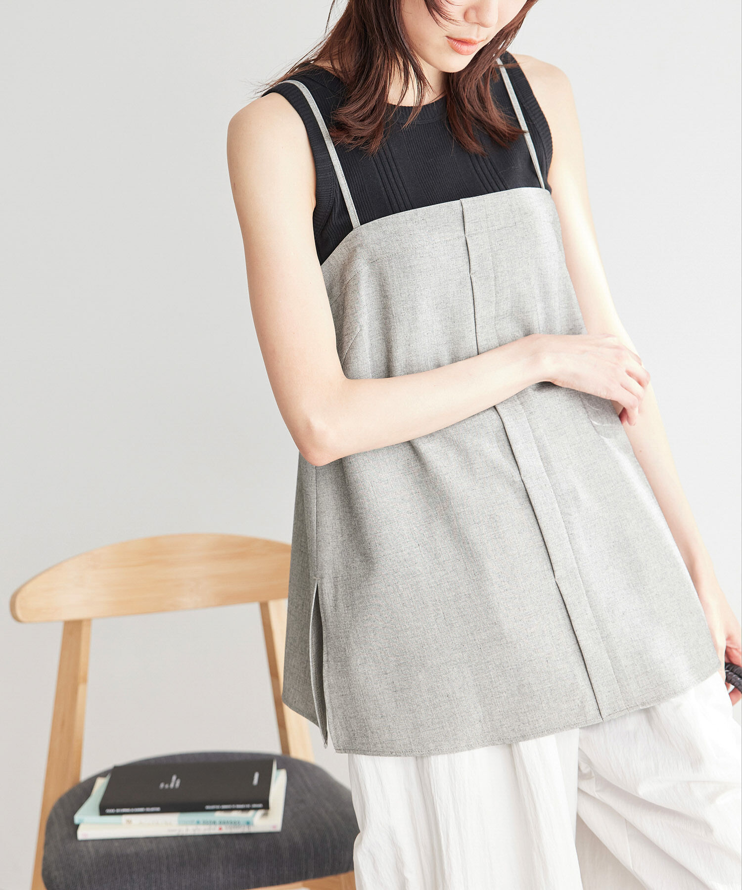 Rope&rsquo;Picnic「【ご好評につき新色追加！】チュニックビスチェ/セットアップ対応・UVケア」|キャミソール|