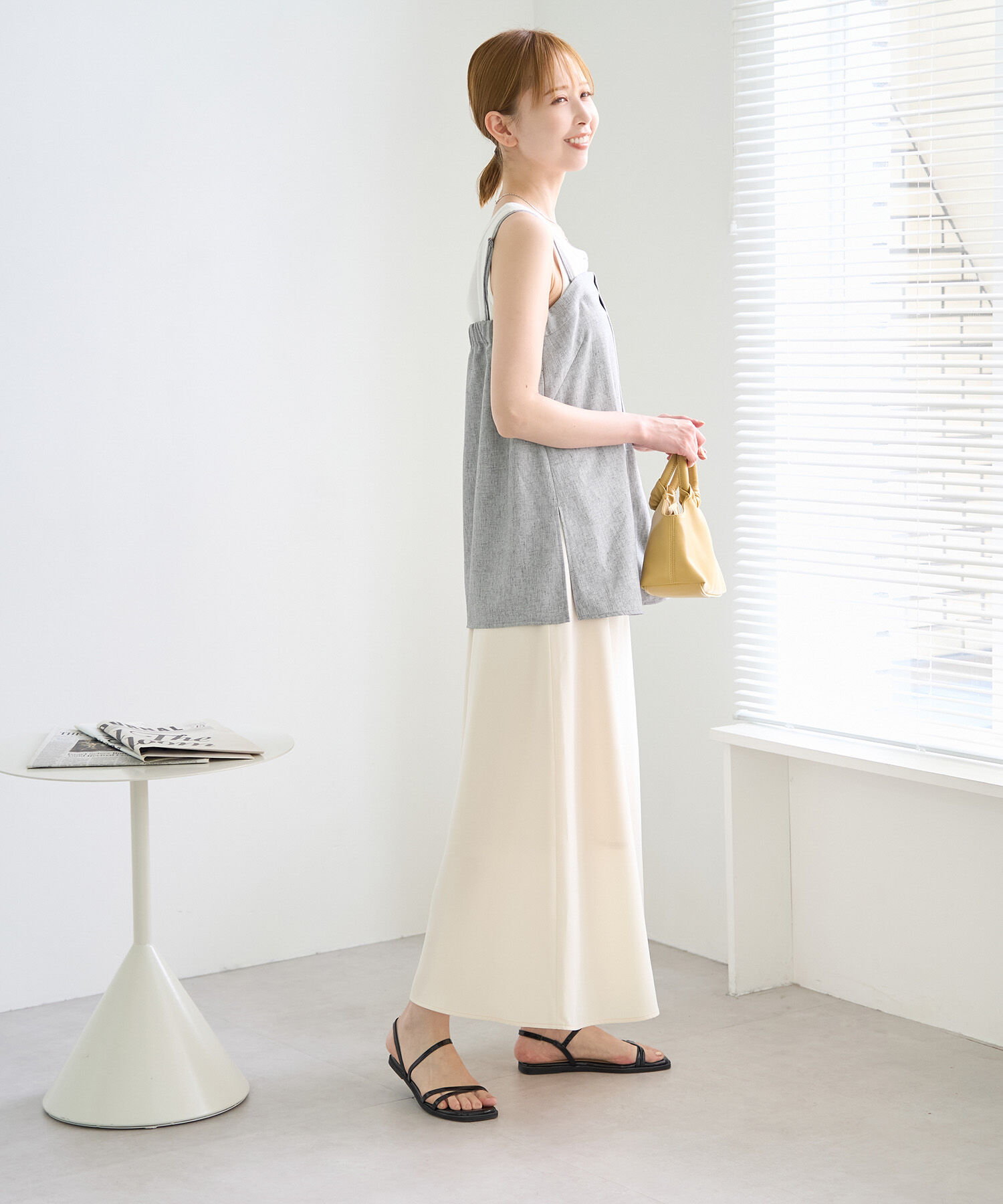 Rope&rsquo;Picnic「【ご好評につき新色追加！】チュニックビスチェ/セットアップ対応・UVケア」|キャミソール|