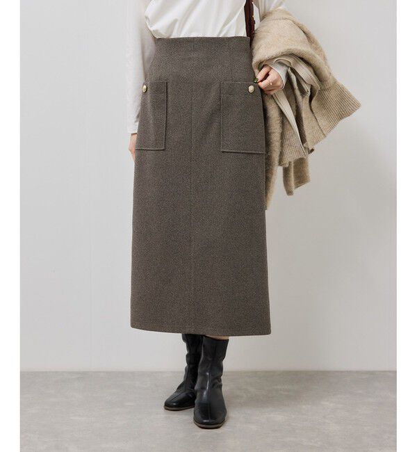 Rope&rsquo;Picnic「ジャージーアイラインスカート」|スカート|