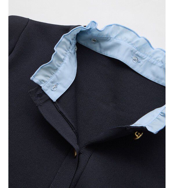 Rope&rsquo;Picnic「襟フリルドッキングカーディガン」|カーディガン|