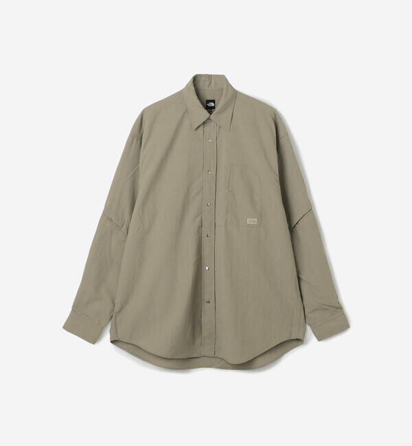  「THE NORTH FACE | L/S ENRIDE SHIRT MEN」|シャツ・ブラウス|BEIGE系1