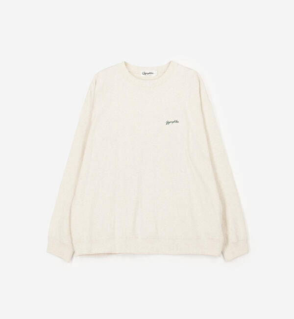 GYMPHLEX「Gymphlex | コットンジャージー クルーネック長袖Tシャツ MEN」|Tシャツ・カットソー|