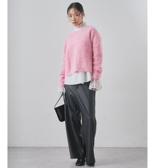  「スーリーアルパカクルーネックプルオーバー」|ニット・セーター|