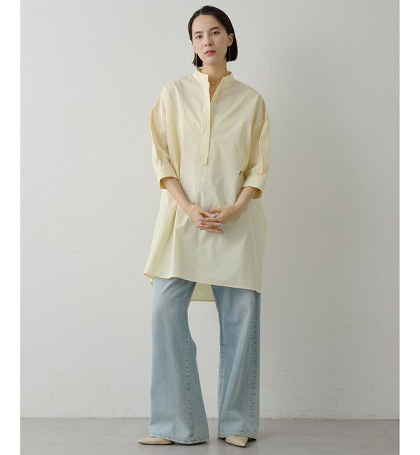  「刺繍チュニックシャツ」|シャツ・ブラウス|