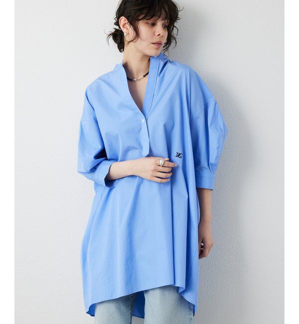  「刺繍チュニックシャツ」|シャツ・ブラウス|