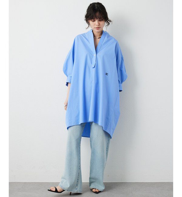  「刺繍チュニックシャツ」|シャツ・ブラウス|