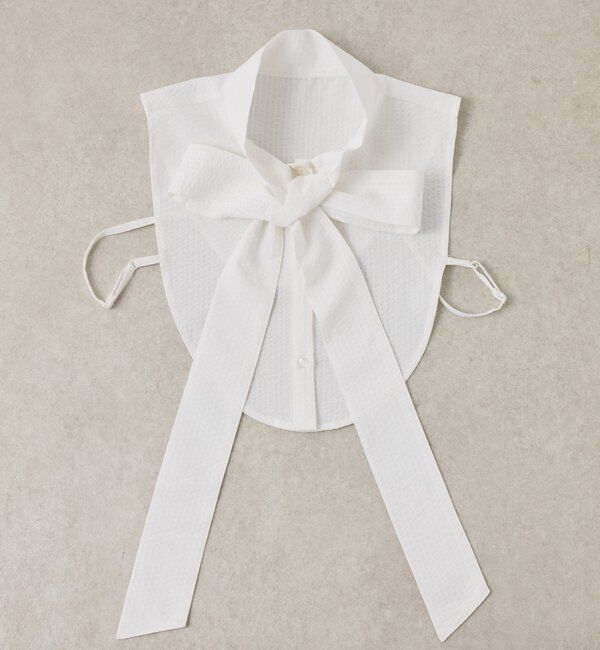  「【PAPILLONNER/パピヨネ】ボウタイつけ襟」|その他|オフホワイト