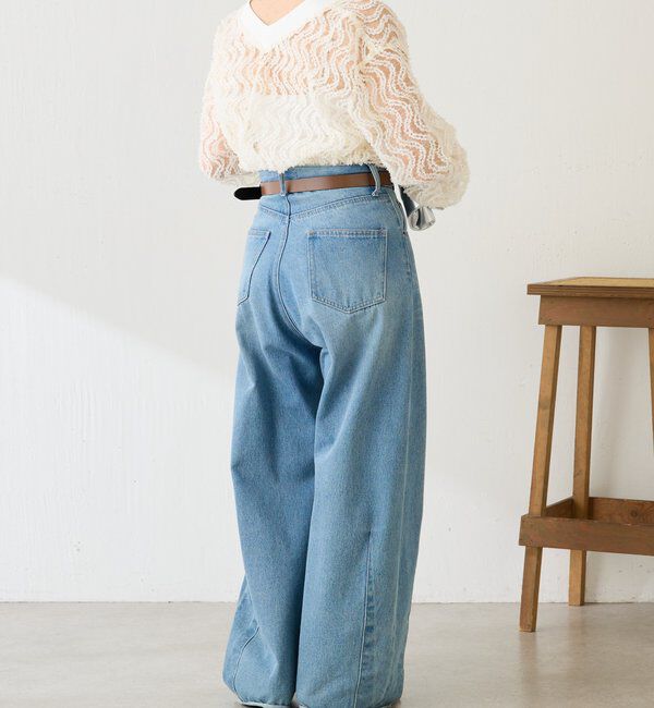  「ギャザー切替シャツカーディガン」|シャツ・ブラウス|