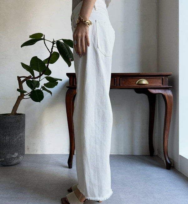  「【ベストセラーアイテム】ダメージカーブデニム」|デニム|