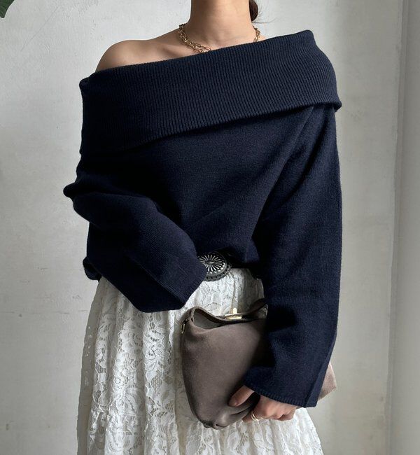  「オフタートルプルオーバー」|ニット・セーター|