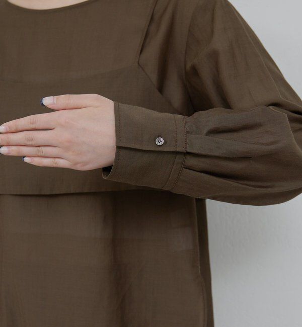  「ビスチェレイヤードシャツ」|シャツ・ブラウス|