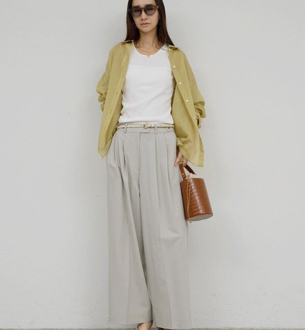  「【前後2way】ハイツイストリブタンク」|Tシャツ・カットソー|