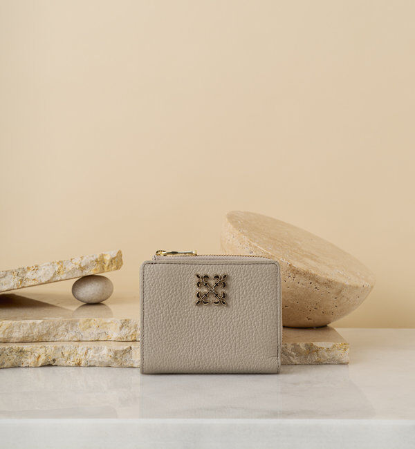  「モノグラムプレートハーフウォレット」|財布|