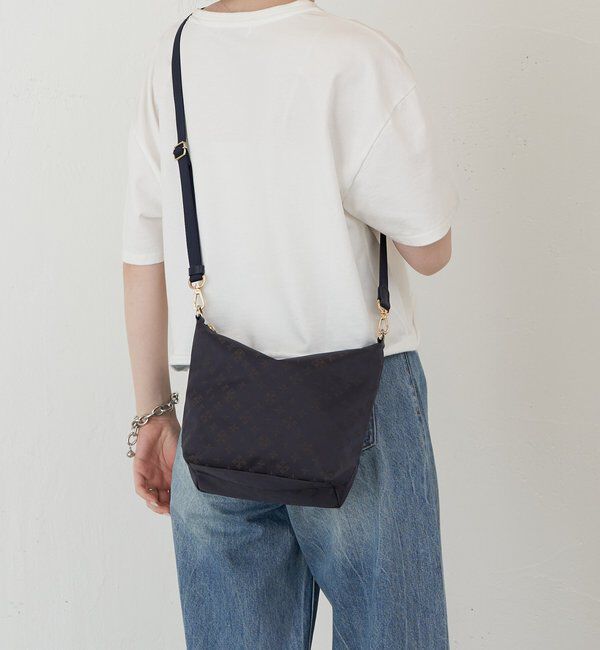  「ナイロンジャガードシンプルショルダーバッグ」|ショルダー・メッセンジャー|
