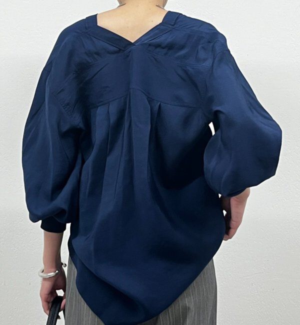  「袖リブV ブラウス」|シャツ・ブラウス|