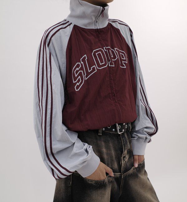  「【SLOPPY/スロッピー】 Sロゴナイロントラックジャケット」|その他|レッドその他3