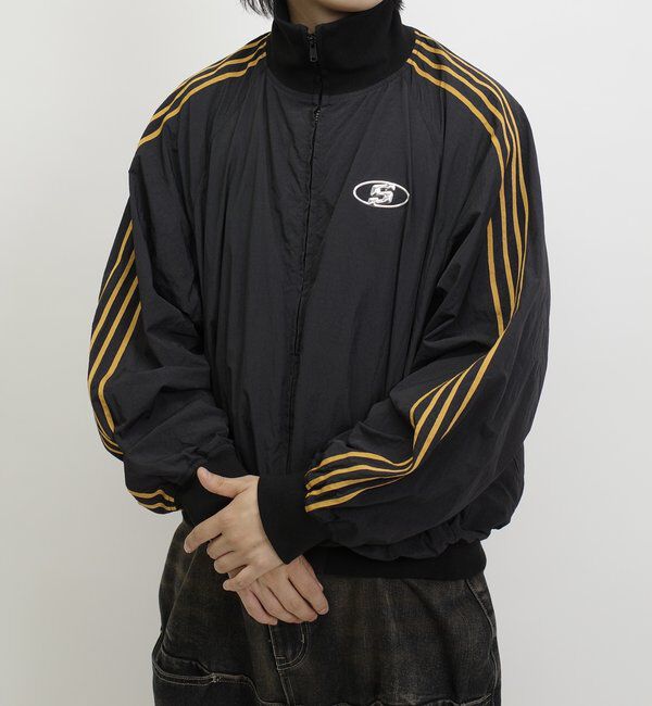  「【SLOPPY/スロッピー】 Sロゴナイロントラックジャケット」|その他|ブラックその他1