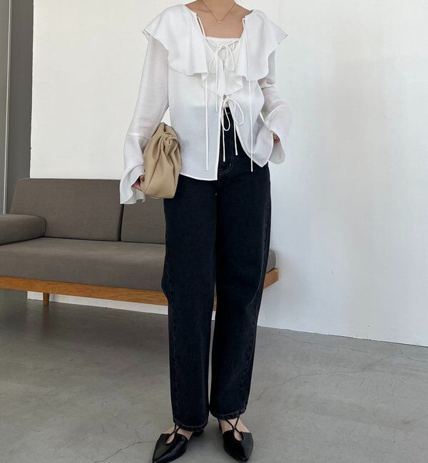  「フリルリボンブラウス」|シャツ・ブラウス|