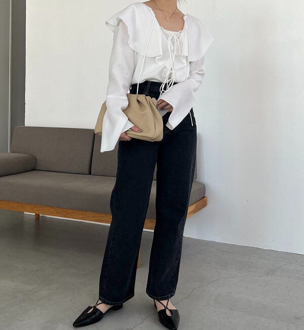  「フリルリボンブラウス」|シャツ・ブラウス|