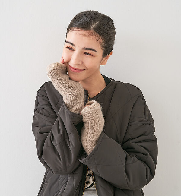 collex「メリノウール アルパカ 2WAY フィンガーレスグローブ 手袋」|手袋|