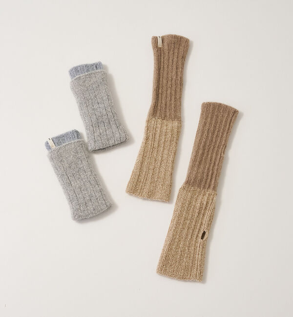 collex「メリノウール アルパカ 2WAY フィンガーレスグローブ 手袋」|手袋|