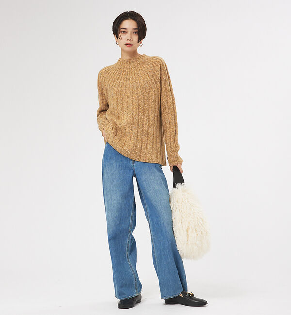 collex「ミックスヤーンニットプルオーバー」|ニット・セーター|