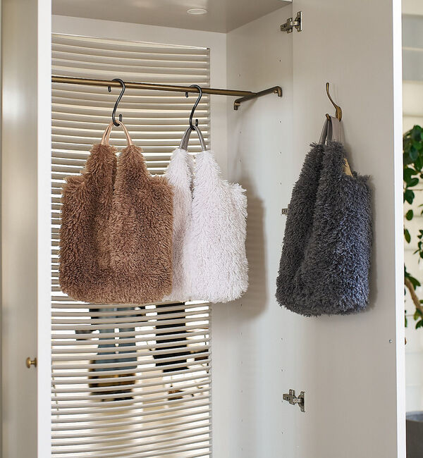 collex「【WEB限定】Vラインフェイクファートートバッグ」|トートバッグ|