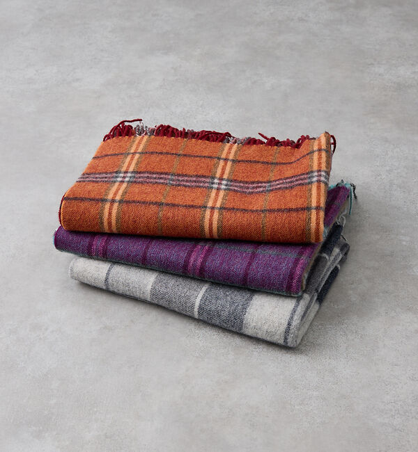 collex「ウールリバーシブルチェックストール」|マフラー|