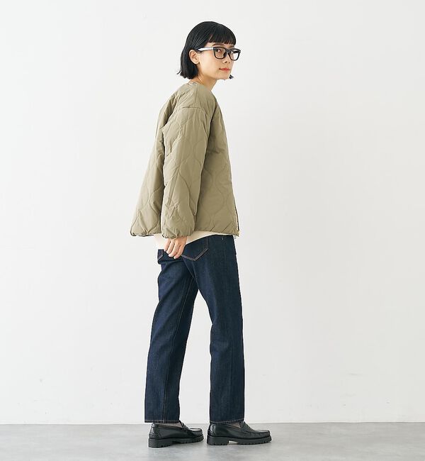 collex「キルト&times;ボアリバーシブル中綿ブルゾン」|ブルゾン・スタジャン|