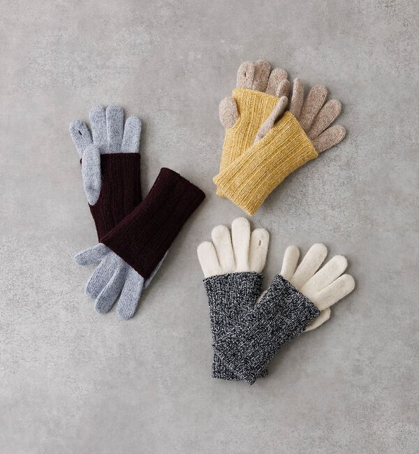 collex「メリノウール アルパカ  2WAY グローブ 手袋」|手袋|