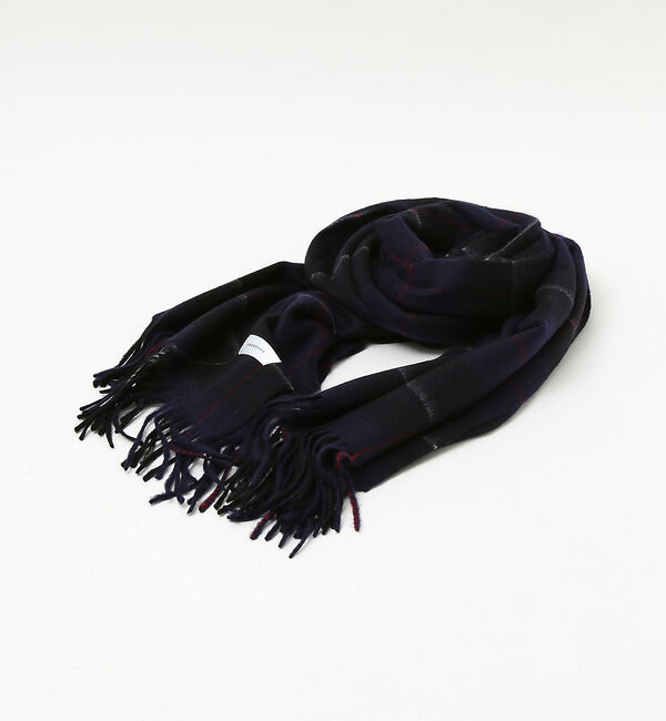 ABAHOUSE「【カシミヤ100％】チェック柄 マフラー 60&times;180」|マフラー|