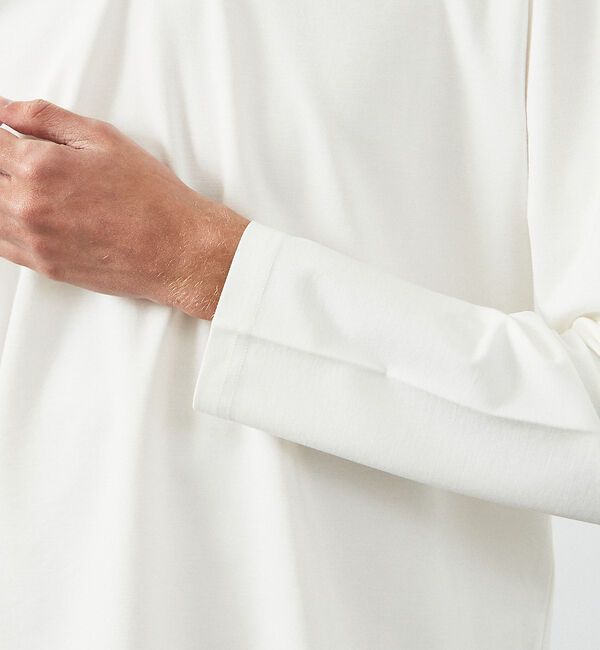 ABAHOUSE「【定番】ドレスポンチ Vネック 長袖Tシャツ / ストレッチ」|Tシャツ・カットソー|