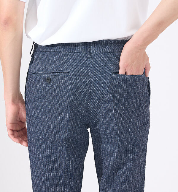 ABAHOUSE「【セットアップ対応 / 軽量 / ハイパーストレッチ】ワッシャー プリント スラ」|スラックス|